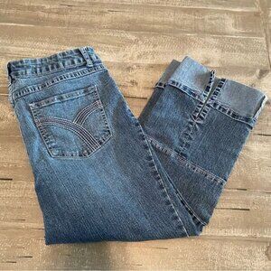 Duck Head jeans Co.‎ Stretch Premium Capri’s Size 8 Blue Cuffed